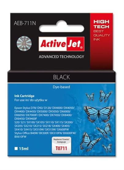 ActiveJet crna tinta Epson (T0711)