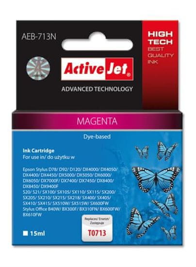 ActiveJet magenta tinta Epson (T0713)