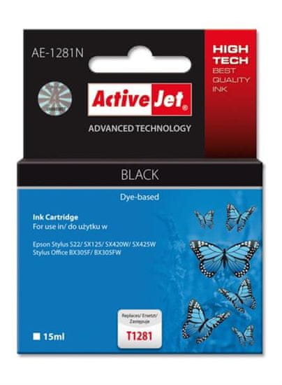 ActiveJet tinta za Epson T1281 crna