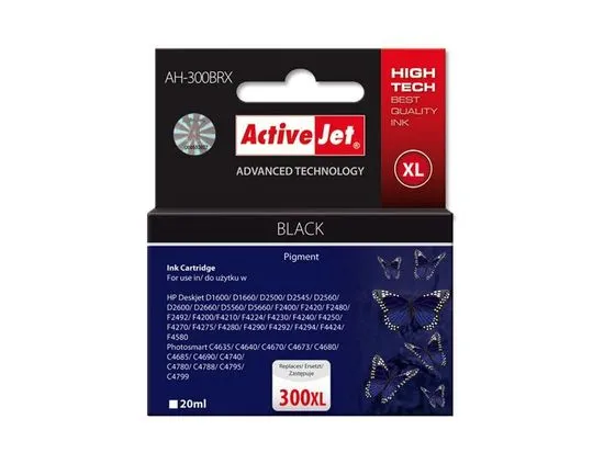 ActiveJet crna tinta HP CC641 300XL