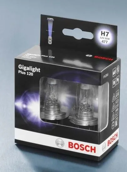 Bosch par žarulja Gigalight Plus 12V H7 55W