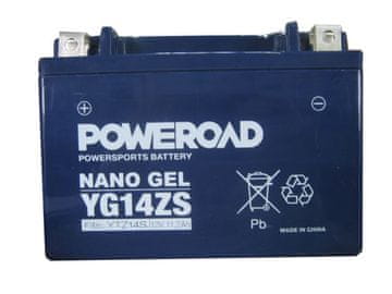 Yucell Poweroad akumulator za motor YG14ZS gel (12V 11.2Ah, 151 x 87 x 110)