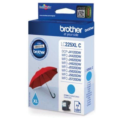 Brother tinta LC-225 XL Cyan, 1200 stranica