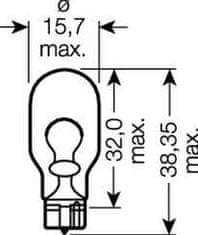 Osram žarulja 12V 1,2W staklena 10kom (W2x4,6d)