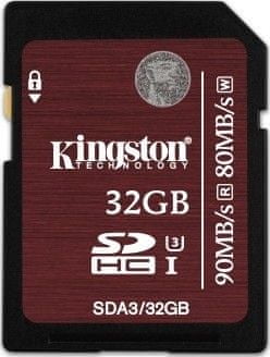 Kingston memorijska kartica SDHC 32 GB (UHS-1 Speed Class 3) 90MB/s