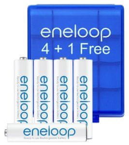 Sanyo baterije Eneloop AAA, 5 komada