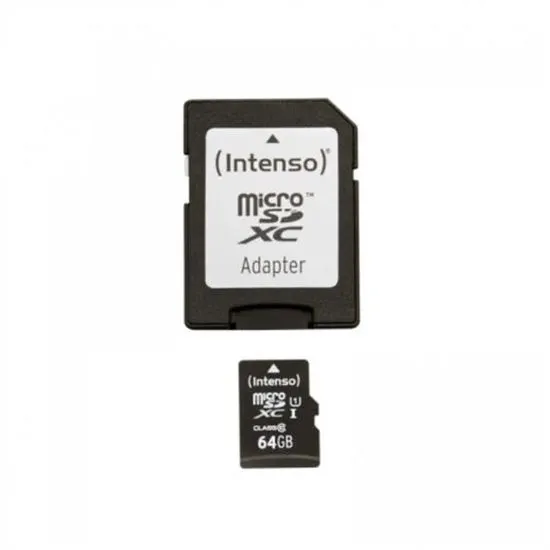 Intenso memorijska kartica - SD adapter 64 GB Micro SDXC class10 45MB/s