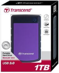 Transcend vanjski tvrdi disk StoreJet 25H3 1TB (TS1TSJ25H3P)