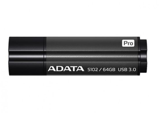 AData prijenosni USb stick S102 Pro Advanced 64GB, sivi