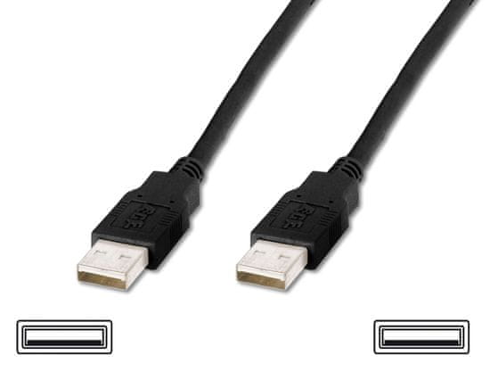 Digitus kabel USB A-A dvostruko oklopljen, 1,8m