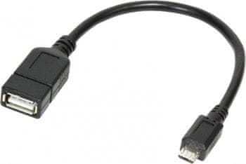 Sinnect kabel USB 2.0 A/F-micro/M 0,2 m (11.123)