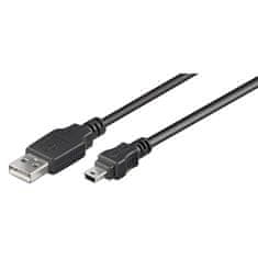 Goobay USB 2.0 kabel - USB mini (A-B), 1,8 m