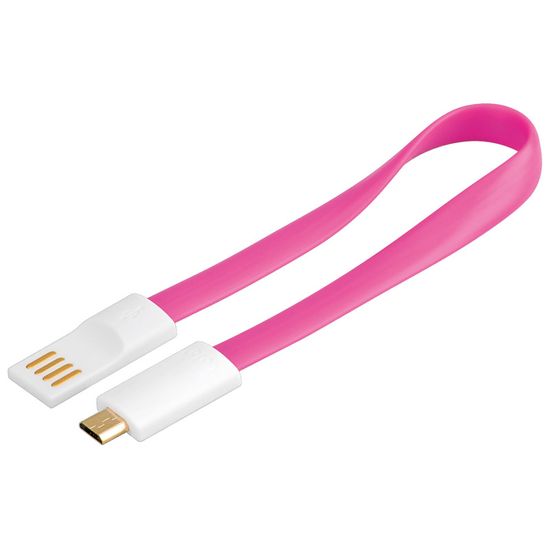 Goobay USB 2.0 kabel A -> micro B, rozi
