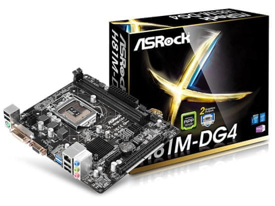ASRock matična ploča H81M-DG4 LGA1150 mATX
