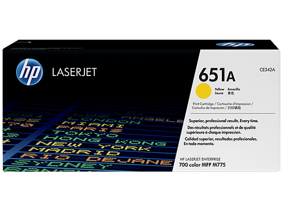 HP toner 651A, 16.000 ispisa (CE255XD), žuti