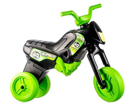Yupee tricikl Enduro, veliki, crno zeleni