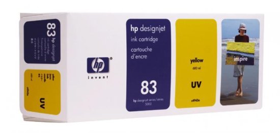 HP toner 83 (C4943A), 680 ml, žuti