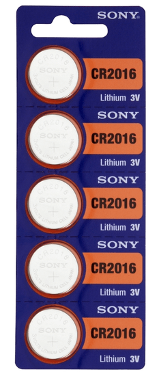 Sony baterija CR-2016BEA, traka, 1/5