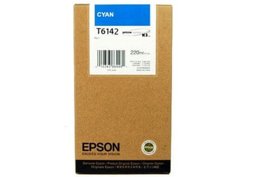 Epson toner T6142 (C13T614200), 220 ml, cijan