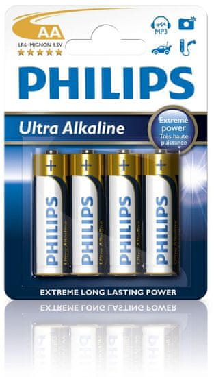 Philips Baterija Ultra Alkaline AA, blister, 4 kom