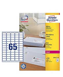Avery Zweckform etikete L7651-100, 38.1 x 21.2 mm, bijele