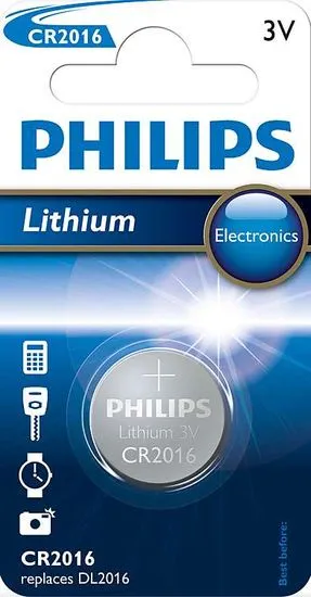 Philips baterija CR2016, 3V