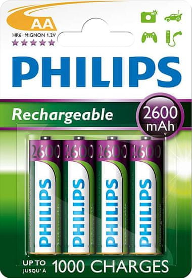 Philips punjive baterije Blister AA, 4 komada