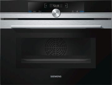 Siemens kompaktna pećnica s mikrovalovima CM633GBS1