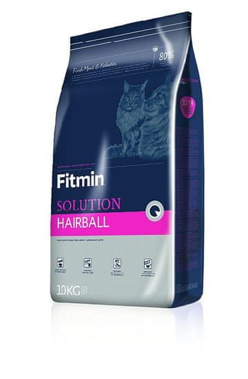 Fitmin Solution Hairball hrana za mačke, 10 kg