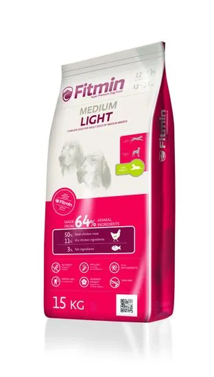 Fitmin Medium Light hrana za pse, piletina, 15 kg