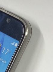 Ultra tanka silikonska maska za Samsung Galaxy S6 (G920), prozirno - crna