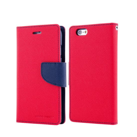 Goospery preklopna torbica Fancy Diary za Samsung Galaxy S6 (G920), crveno-plava