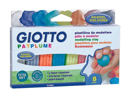 Giotto plastelin Pastel 8x25 g 5107 00