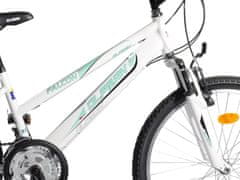 Olpran bicikl za djevojčice Falcon Sus, 60,96 cm (24"), bijelo zeleni