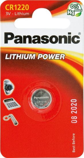 Panasonic Baterija Lithium CR-1220L, 1 komad