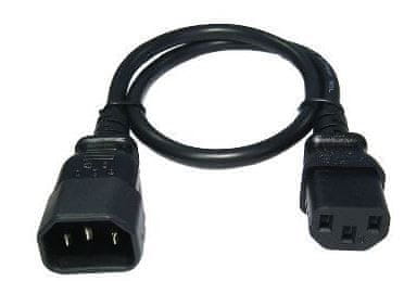 Samurai Power priključni IEC kabel 10A C13 / C14, 0,75 m