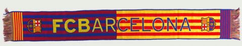 Barcelona FC šal, plavo-crveni-žuti