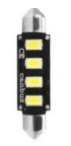 M-Tech žarulja LED L335 - C5W 42mm 4xSMD5630 12V Canbus, bijela