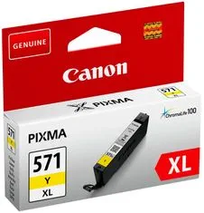 Canon tinta 571 XL, žuta, (CLI-571Y)
