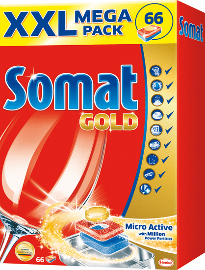 Somat tablete Mega Gold, 66 tableta