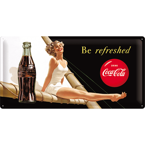 Postershop Ukrasna tabla Coca-Cola (BR) 25x50
