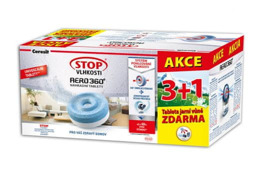 Ceresit STOP vlagi AERO 360 dodatne tablete Spring, 3+1, 4 x 450 g