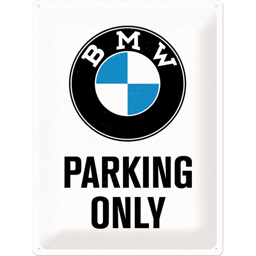 Postershop ukrasna pločica BMW Parking Only 30 x 40 cm