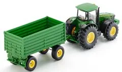 SIKU Farmer: traktor John Deere s prikolicom, 1:50