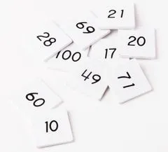 Montessori pomůcky numerička tablica