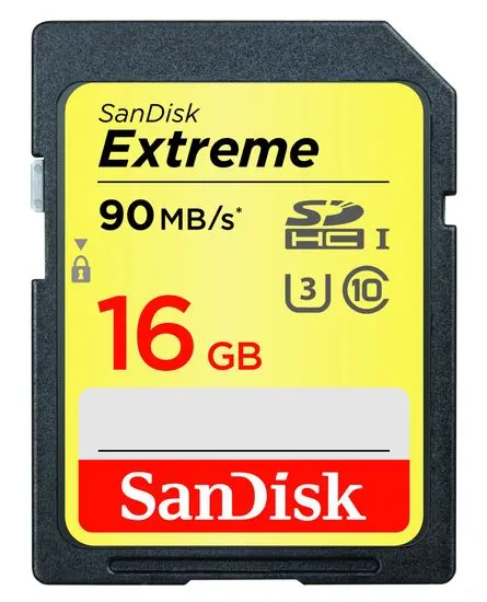 SanDisk 16GB Extreme SDHC 90MB/s memorijska kartica UHS-I class 10