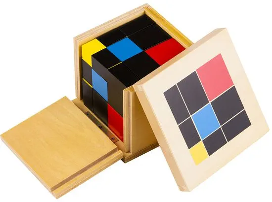 Montessori pomůcky Trinomska kocka