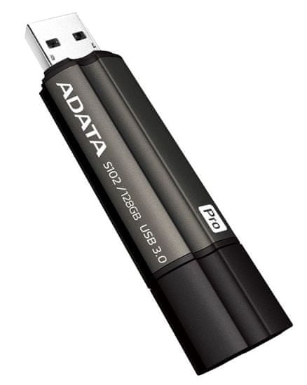 AData memorijski ključ PRO 128GB USB 3.0, sivi (S102)
