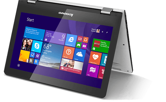 Lenovo prijenosno računalo Idea Yoga 500 15,6" i3-5005U 4GB/500 W10, bijelo