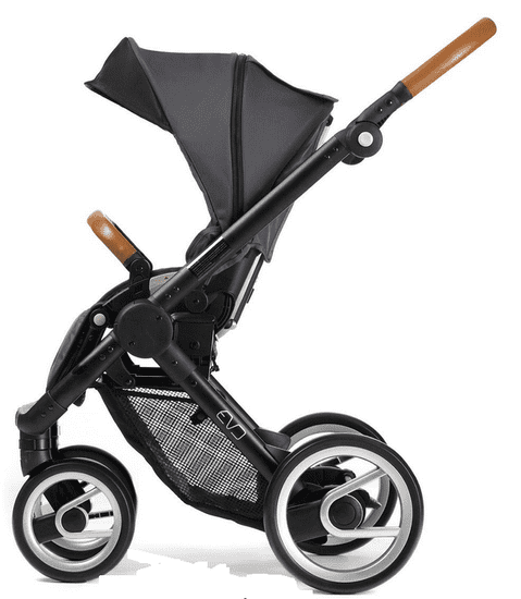 MUTSY komplet kolica Evo Urban Nomad, crna konstrukcija, dio za sjedenje + košara, Dark Grey